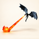 Black Dragon - Red Flame